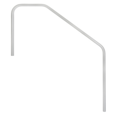 G9071 SAFTRON 48IN HANDRAIL-3 BEND   GRAY W-48IN H-32W/ESCUTCHEONS     GRAY