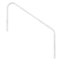 G9075 SAFTRON 48IN HANDRAIL-2 BEND  WHITE W-48IN H-32W/ESCUTCHEONS     WHITE