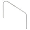 G9076 SAFTRON 48IN HANDRAIL-2 BEND   GRAY W-48IN H-32W/ESCUTCHEONS   GRAY
