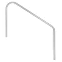 G9076 SAFTRON 48IN HANDRAIL-2 BEND   GRAY W-48IN H-32W/ESCUTCHEONS   GRAY