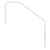 G9081 SAFTRON 60IN HANDRAIL-3 BEND  WHITE W-60IN H-32W/ESCUTCHEONS  (WHITE)