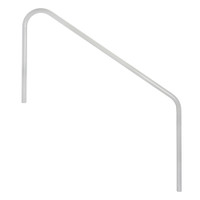 G9086 SAFTRON 60IN HANDRAIL-2 BEND   GRAY W-60IN H-32W/ESCUTCHEONS  (GRAY)