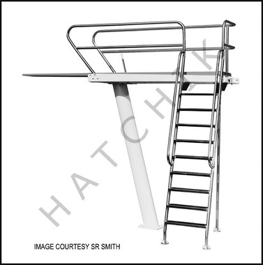 H1171 TOWER-CANTILEVER THREE METER SWAN CAT-3M-203L  LEFT MOUNT