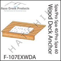 H1344 AQUA CREEK WOOD DECK ANCHOR FOR PRO 40 & 60 F-107EXWDA