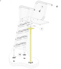 H1606 S R SMITH 13-116 ULTRA MODERN LOWER COLUMN ASSY