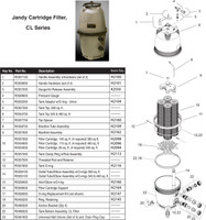 H2012 JANDY CL340 CARTRIDGE FILTER