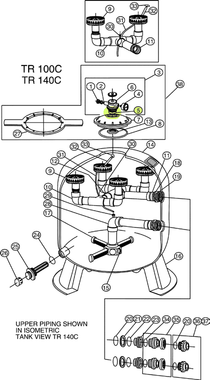 H4047 PAC FAB #274495  WHITE CLOSURE O-RING FOR TRITION II(NOTES)