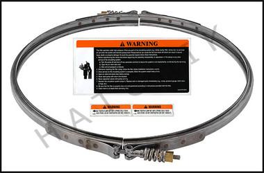 H4210 PAC-FAB #181011  SAFETY CLAMP ASSEMBLY FOR NS & PF FILTERS