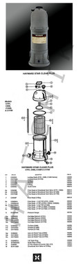 H4986 HAYWARD C17502 STAR-CLEAR PLUS CARTRIDGE FILTER - 2"" FIP