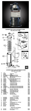 H5010 HAYWARD C250 STAR CLEAR FILTER FILTER  25 SQ.FT.