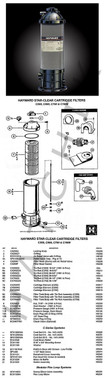 H5012 HAYWARD C500 STAR CLEAR FILTER FILTER  50 SQ.FT.