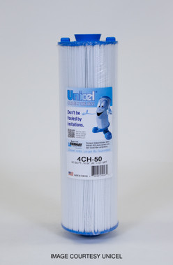 H5036 REPL.CARTRIDGE 4CH-50 50 SQFT. DIMNSION ONE/DYNASTY SPAS FITS: ADDISION / AMERICAN CLASSIC / AQUA-TECH / DIMENSION ONE / DYNASTY / FLA WHIRLPOOL (SPILLWAY SPA) / NEMCO / ADV.SPA DESIGNAS