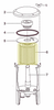 H5050 HARMSCO TFC75 REPL. CARTRIDGE FOR TF 75  7-3/4IN X 15-3/16