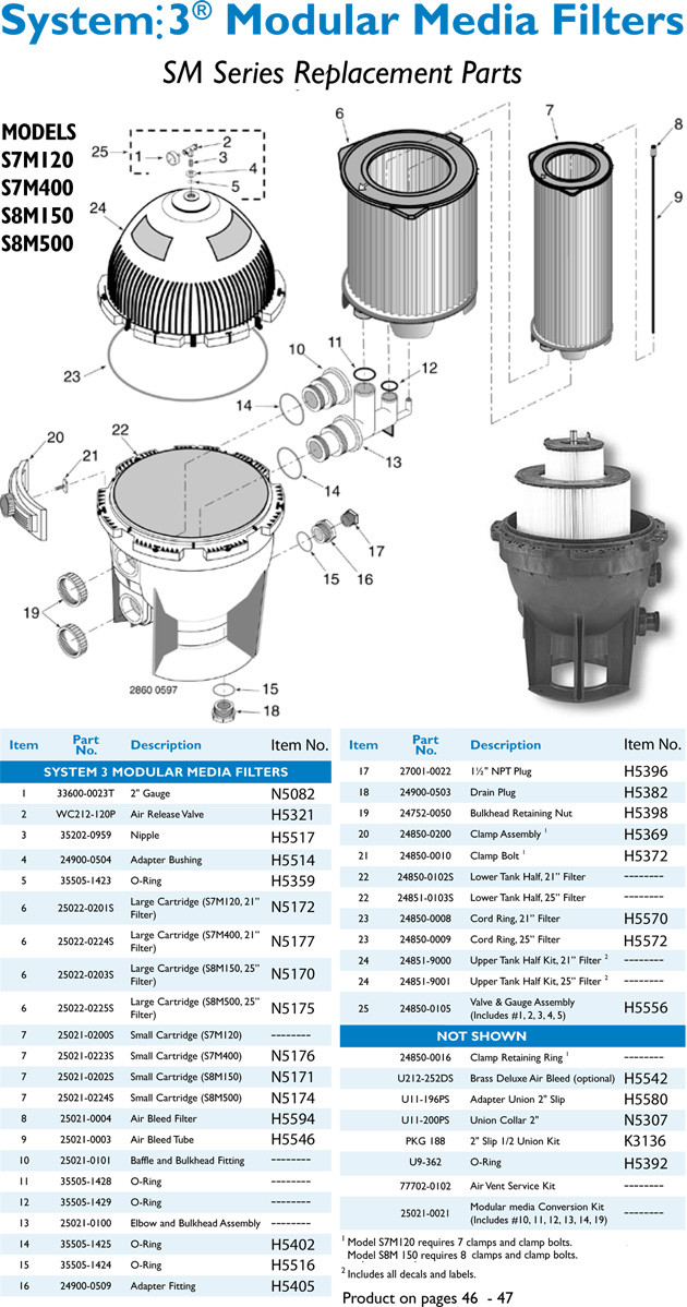 Sta Rite System 3 D E Filter Element Assembly For S8d110 Parts Inyopools Com