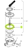 H5444 STA-RITE #35505-1412 LID O-RING FOR 2IN MULTIPORT SIDE MOUNT VALVE