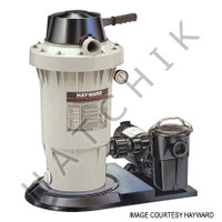 H6011 HAYWARD EC40C92S D E FILTER SYSTEM W/ 1HP PUMP & HOSE