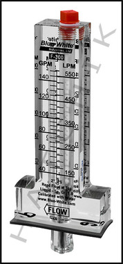 H7036 FLOWMETER- BLUE WHITE-2" TOP MOUNT 40-150 GPM