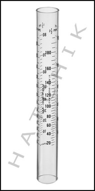 H7076 F & P 621A179U01 SCALE TUBE FOR 1-1/2" TO 3" FLOW METER