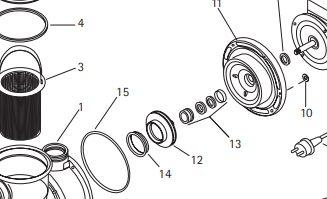 H8354 JACUZZI 47-0228-68-R UNION ADAPTER O-RING