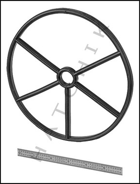 H8972 JACUZZI 13-1074-04-R STAR GASKET FOR 2-DIAL VALVE