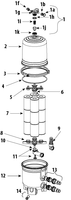 H9005 WATERWAY 805-0000 O-RING CRYSTAL- WATER FILTER DE/CART.