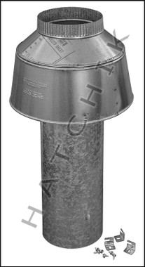 J1085 LAARS D-007 VENT CAP 250 FOR ALL GAS HEATERS