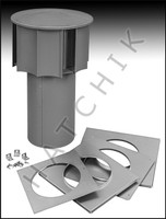 J1087 LAARS D-008 VENT CAP 325 FOR ALL GAS HEATERS