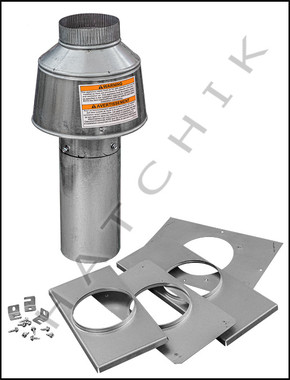 J1122 LAARS D-178 6" DRAFT HOOD 175
