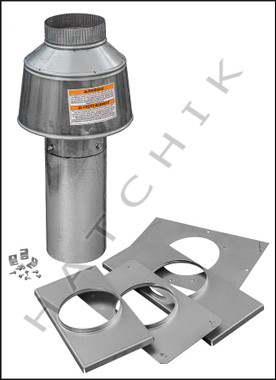 J1128 LAARS D-033 9" DRAFT HOOD 400
