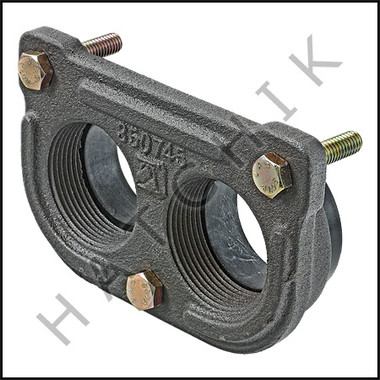 J1518 RAYPAK #002432F INLET/OUTLET FLANGE (NEW DESIGN)FOR 53A