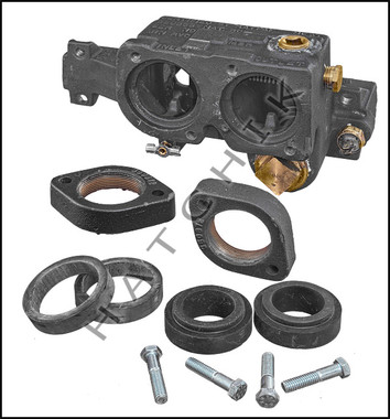 J1642 RAYPAK #006730F INLET/OUTLET ASME HEADER FOR 185 THRU 405