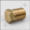 J2167 LAARS P0026800 1/4" PIPE PLUG (OLD #P0058700)