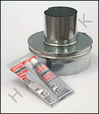 J7052 STA-RITE #77707-0077 4"X8 METAL FLUE COLLECTOR