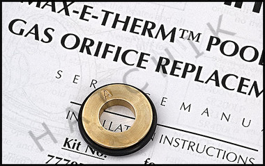 J7166 STA-RITE 77707-0311 GAS ORIFICE KIT NATURAL GAS  400 SERIES