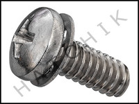 K1254 LITTLE GIANT #909021 SCREW W/WASHER SS FOR 6-CIA-M