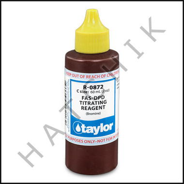 B1191 TAYLOR 2oz FAS-DPD TITRATING REAGENT (BROMINE)   R-0872-C-12