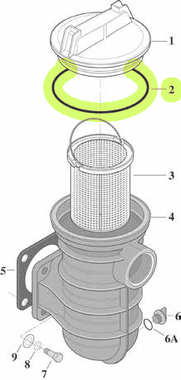 K3434M STA-RITE U9-229 O RING       OEM P2RA TRAP COV SUB H3612,K3344