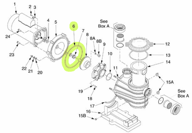 K3518 STA-RITE #U9-373 O-RING FOR SEAL PLATE (DYNA-GLAS/DYNA-JET)