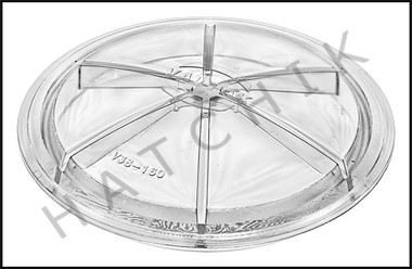 K3860 AMERICAN 393016 CLEAR LID PRE-94 ULTRA-FLOW/AMERICANA PUMP  V38-160