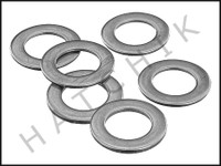 K4433 HAYWARD SPX3000Z26 FLAT WASHER (SET OF 6)  3/8""