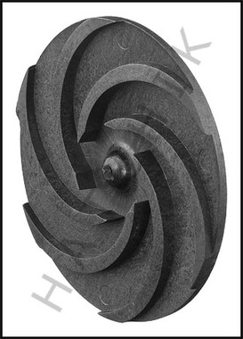 K4519 PAC-FAB #353044  IMPELLER FOR 1 HP UP RATED  590/700
