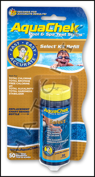 AQUACHEK GOLD SELECT REFILL INC COLOR CHART TEST LOG
