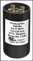 K5196 CAPACITOR  115V   #64-77uF   START #64 START CAPACITOR