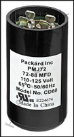 K5197 CAPACITOR  115V   #72-88uF   START #75 START CAPACITOR