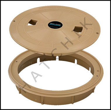 L1077 SWIMQUIP #08650-0159 LID AND GROUT RING KIT, TAN
