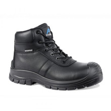 The PM4008 Baltimore is a wide fitting lightweight all-purpose waterproof safety boot.
It has a 100% non metallic construction and features a roomy, fibreglass toecap and composite midsole which allows the foot the flex and move freely.