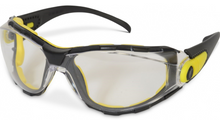 SULU SAFETY GLASSES WITH FOAM INSERTS CLEAR