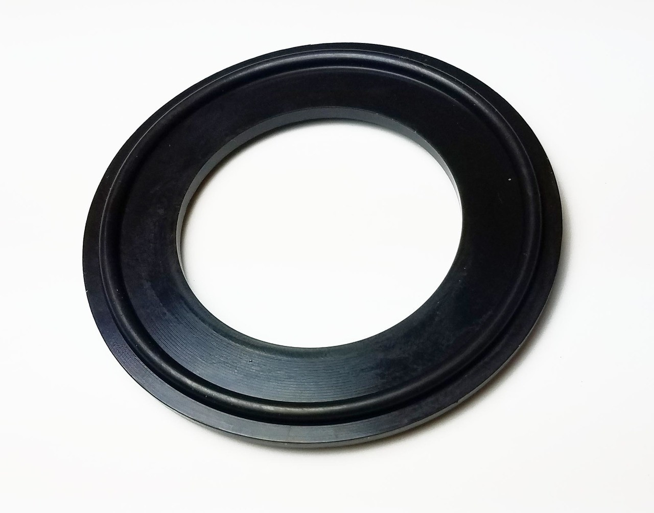 6 EPDM Sanitary Tri-Clamp Gasket Flanged Black