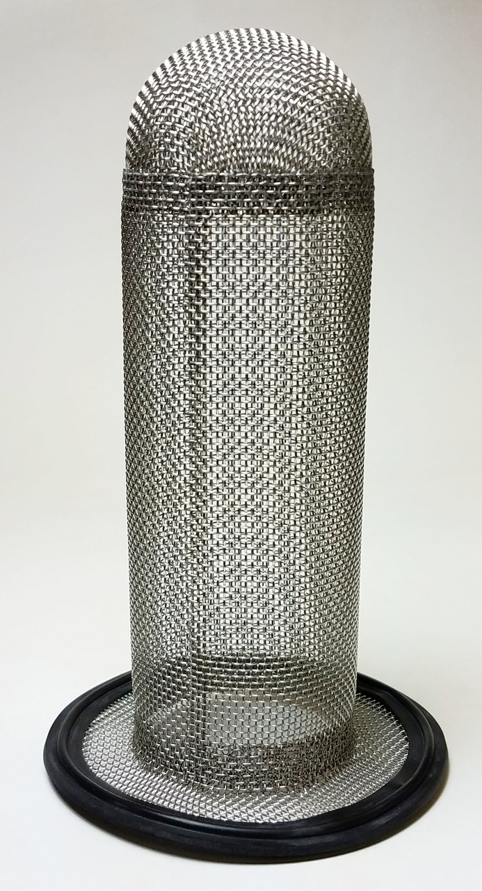 3" TC Sock Screen Gasket EPDM 16 Mesh 6" Long