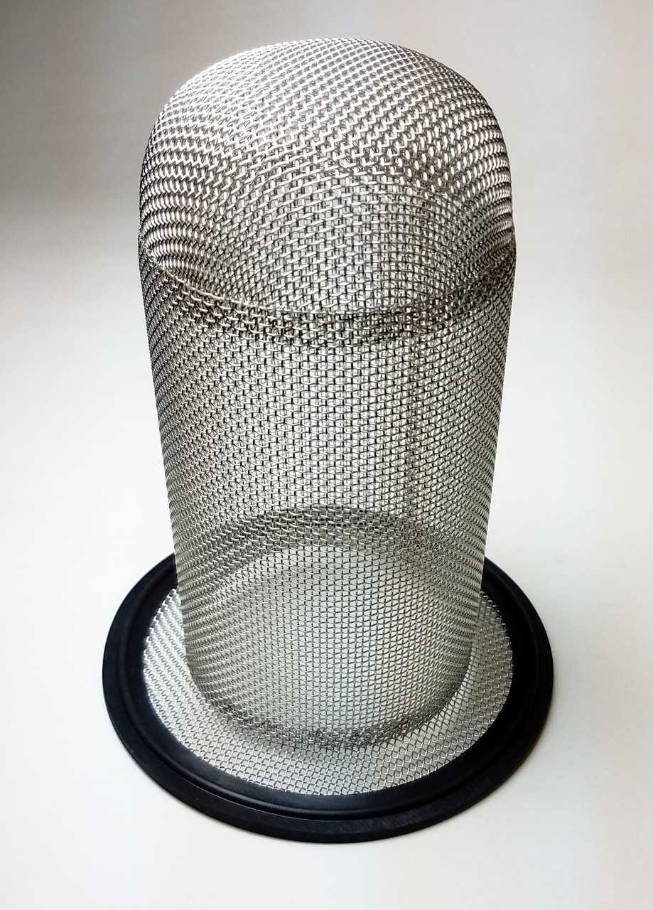 4" TC Sock Screen Gasket EPDM 16 Mesh 6" Long